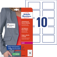 ANL478520 Avery Navneskilt 80x50 mm