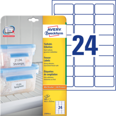 ANL797025 Avery Fryseetikett hvit