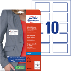 ANL763225 Etikett Mini Vit 35x16mm Avery L7632