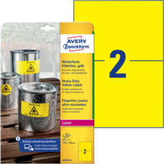 ANL613020 Etikett Gul 210x148 mm