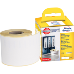 ANAS0722480 Pärmetikett Dymo LW 190x59mm Avery AS0722480