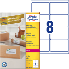 ANLR7165100 Avery Adressetikett hvit