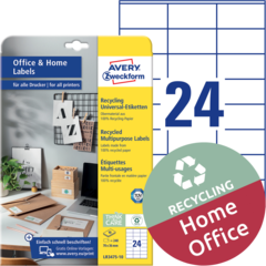 ANLR347510 Etikett Hvit 70x36 mm