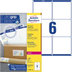 ANL7166100 Brevetikett Vit 99x93mm Avery L7166