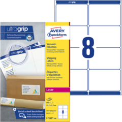 ANL7165100 Brevetikett Vit 99x67mm Avery L7165