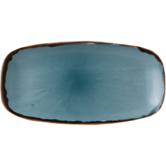 HVBLXO Blue Oval Harvest Plate