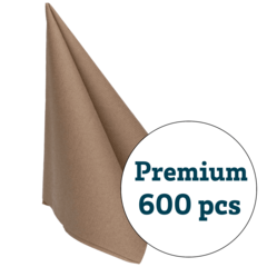 135319 SERVIETT PREMIUM GREIGE 40X40