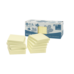 15565411 Notisar i Box Gul 75x75mm