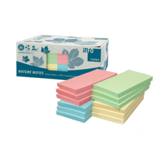 15565588 Notisar i Box Mixade färger 125x75mm