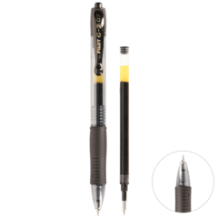 556176 Gelbläckpenna G2 M Svart Inkl. Refil