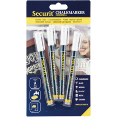 BLSMA100V4WHI Securit Chalk Marker 1-2mm