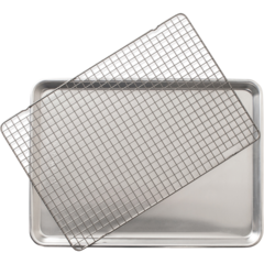 HI43172 Bakplåt med Galler Nordic Ware Naturals 45,4x32,7cm