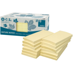 15565511 Notisar i Box Gul 125x75mm