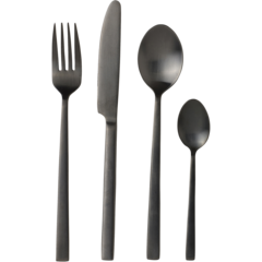 BI130121 Bestickset Bitz 16 Del Svart