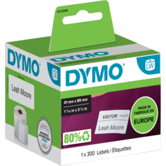 11356 ETIKETT DYMO LABEL 41X89MM