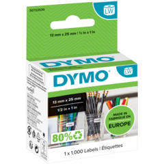 11353 ETIKETT DYMO LABEL 13X25MM