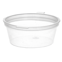7060701 Dressingbägare PP Klar 60ml inkl. Lock
