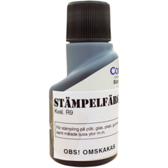 5501141 STEMPELFARGE R9 SVART 250 ML