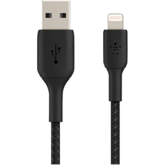 CAA002BT2MBK Belkin 2m USB-A to Lightning Cable