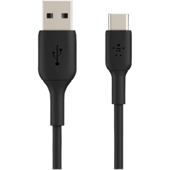 CAB001BT1MBK Laddkabel USB-A till USB-C Belkin 1m