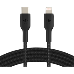 CAA004BT1MBK Belkin 1m USB-C to Lightning Cable