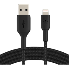 CAA002BT0MBK Kabel USB-A till Lightning Belkin 0,15m