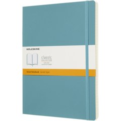 BNT360140 Anteckningsbok Med bokmärkesband Linjerad Blå 19x25cm