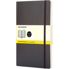 BNT360143 Anteckningsbok Med bokmärkesband Prickad Svart 9x14cm