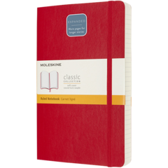 BNT360414 Anteckningsbok Med bokmärkesband Linjerad Röd 13x21cm