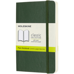 BNT360148 Anteckningsbok Med bokmärkesband Olinjerad Grön 9x14cm