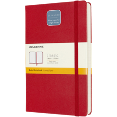 BNT360410 Anteckningsbok Med bokmärkesband Linjerad Röd 13x21cm