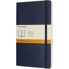 BNT360138 Anteckningsbok Med bokmärkesband Linjerad Svart 13x21cm