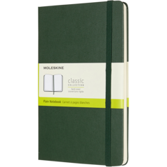 BNT360180 Anteckningsbok Med bokmärkesband Olinjerad Grön 13x21cm