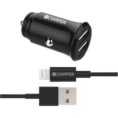 ON97034CH Billaddare Kit Lightning, USB Svart