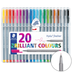 334SB20 Värikynät Fineliner 0,3mm 20s