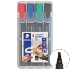 350WP4 Staedtler Lumocolor Permanent -merkkauskynä 2-5mm 4 väriä