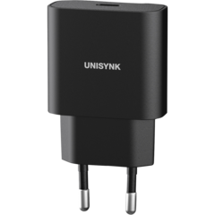 UNI10391 Laddare Slim USB-C 20W Svart