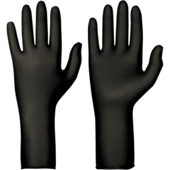 GB114881 ESD engångshandskar i nitril Granberg 881 puderfria Svart