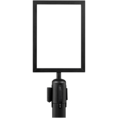 RSSIGNA4BL Securit Chrome Sign A4