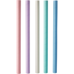 8802401 Papperssugrör Bubble 12x200mm - 5 färger