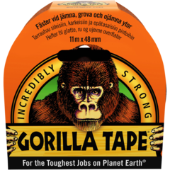 SEA24600 Gorilla Tape 11x48mm Svart
