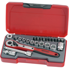 LUN167920107 Hylsnyckelsats 1/4" T1424