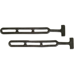 LUN400320016 Kapellstropp Gummi 3 Ögl Svart