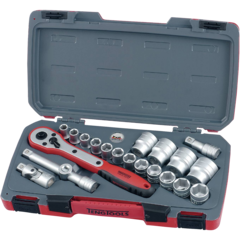 LUN167240209 Hylsnyckelsats 1/2 T1221-6