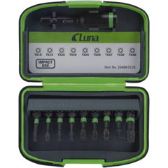 LUN264880105 Bitssats Impact 10 Delar Torx
