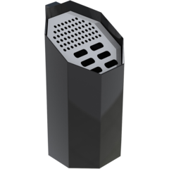 GE246610 Askkopp Utomhus Asken (Utan Tak) - Svart