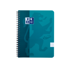 400104100 Blokk Oxford A5 Ruter Turkis