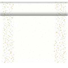 119200791 Duni Dunicel Golden Stardust Table Runner 0.4x24m