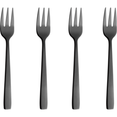 AI15509 Raw Cake Forks 4-Pack Black 140mm