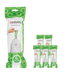 BRA138423 Avfallspåsar Brabantia G 23-30L 6x20st